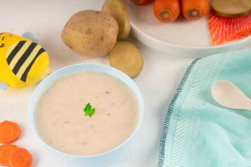 Cách nấu cháo ăn dặm cho bé 7 tháng