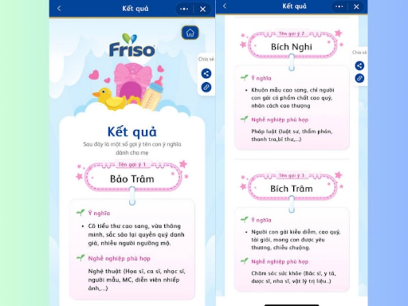 tên ý nghĩa cho bé gái