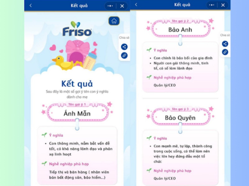 đặt tên đep cho con gái