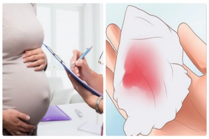 ra huyết hồng khi nào sinh