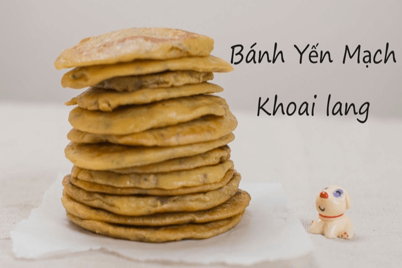bánh yến mạch khoai lang