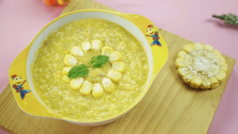 cháo thịt bò ngô ngọt