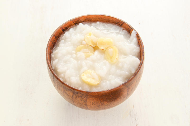 cháo thịt vịt hạt sen
