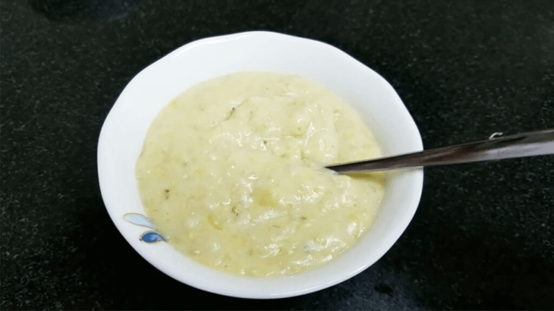 cháo yến mạch khoai lang