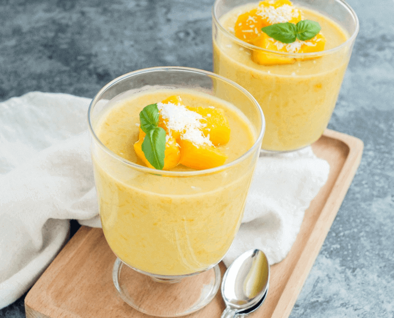 pudding xoài cực ngon và đơn giản cho trẻ