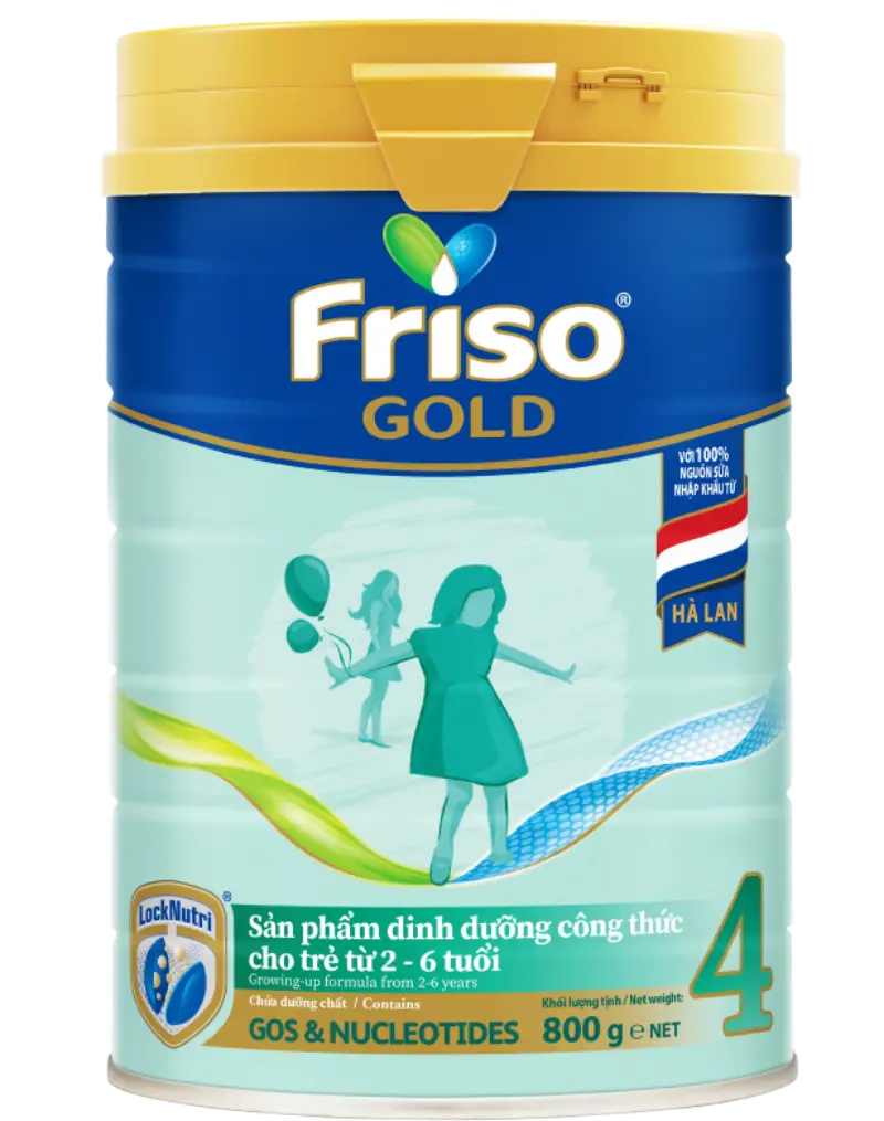 Friso Gold 4 là sữa giảm nguy cơ táo bón cho trẻ.