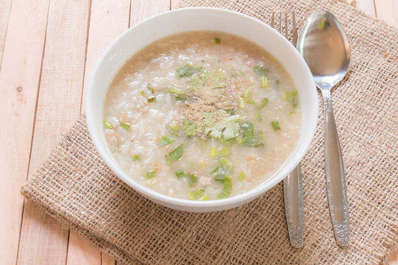 Cách nấu cháo óc heo cho bé