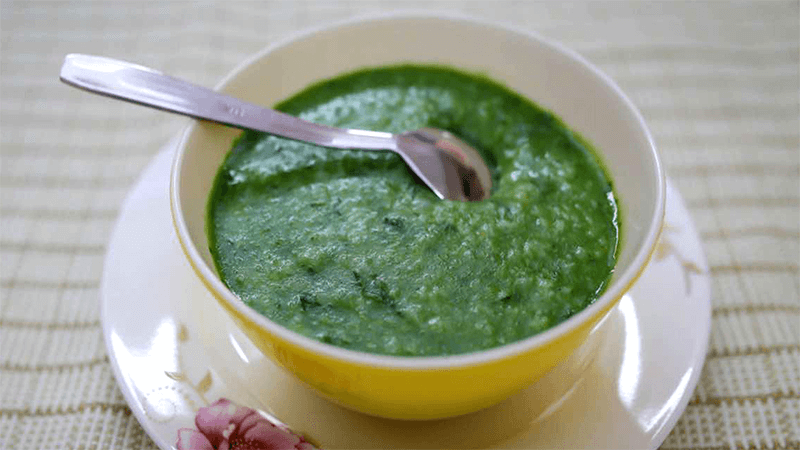 cháo thịt bò cho bé 6 tháng