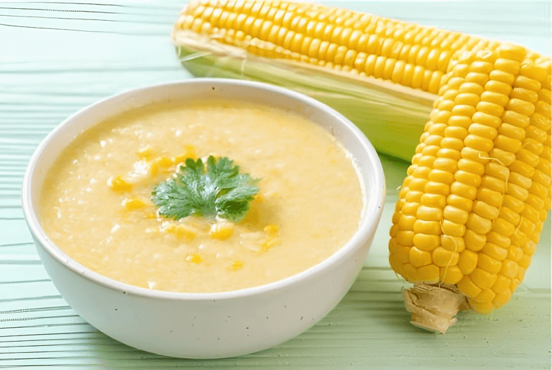 cách nấu cháo ngô ngọt cho bé