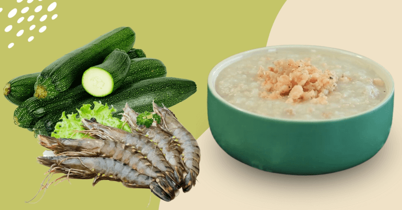 nấu cháo tôm cho bé ăn dặm
