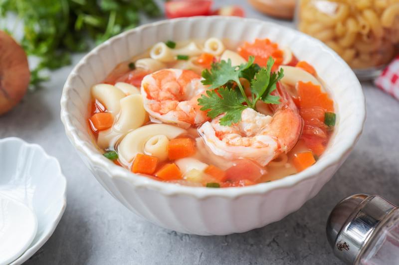 Nấu nui cho bé ăn dặm