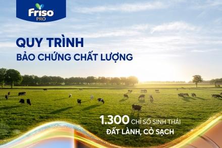 Friso bảo chứng độ thuần của đất với hơn 1.300 chỉ số sinh thái