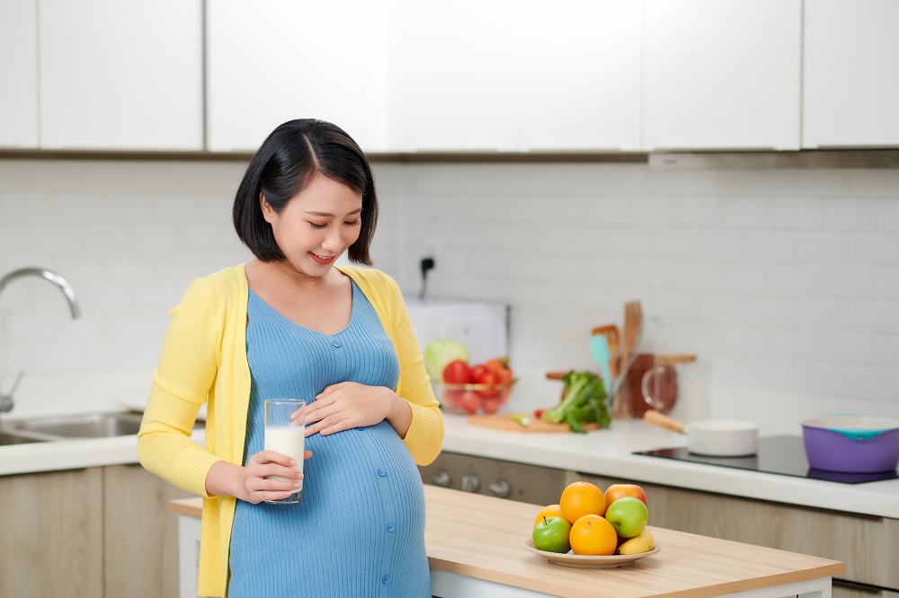 sữa bầu tốt cho 3 tháng cuối